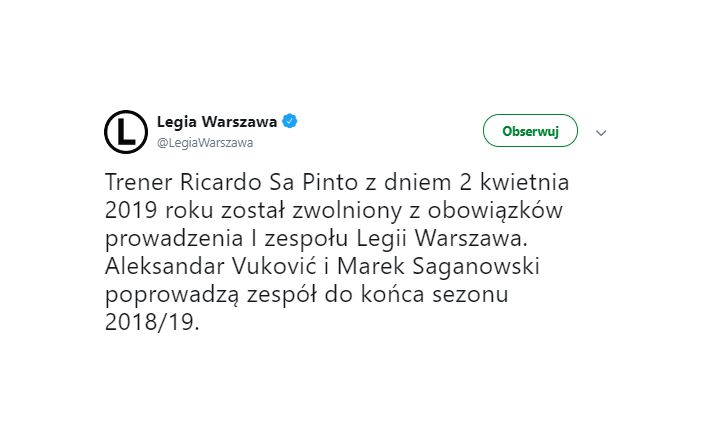 NARESZCIE! Oficjalny KOMUNIKAT Legii Warszawa!